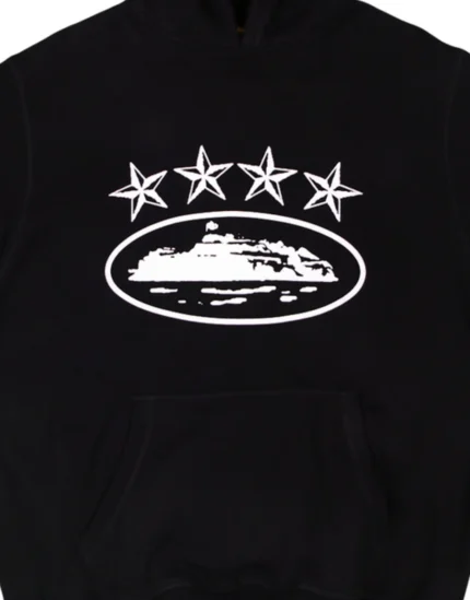 Corteiz 4Starz Alcatraz Hoodie Black 2 1