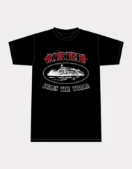 Corteiz 4Starz Alcatraz T shirt Black