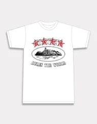 Corteiz 4Starz Alcatraz T shirt White 2