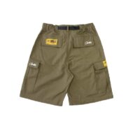 Corteiz Alcatraz Cargo Shorts Khaki Green 2