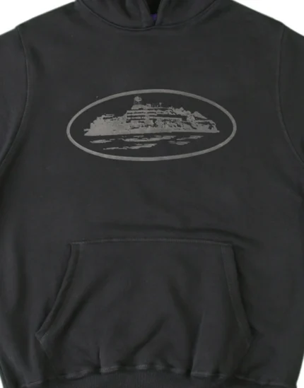 Corteiz Alcatraz Hoodie Black 2