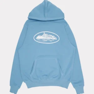 Corteiz  Alcatraz Hoodie Blue