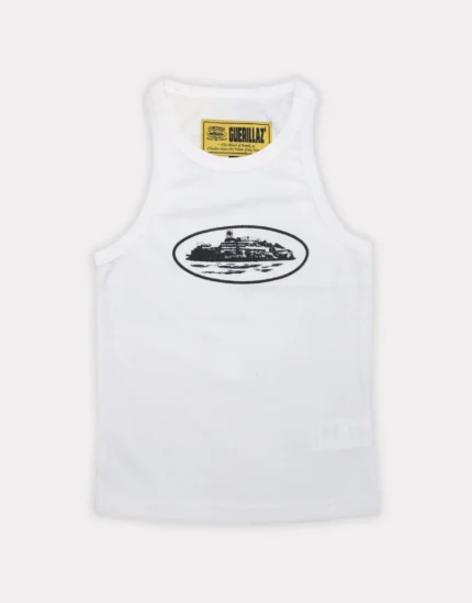 Corteiz Alcatraz Tank Top Womens White 2