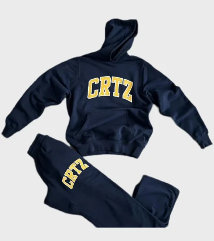 Corteiz Black Shain Tracksuit