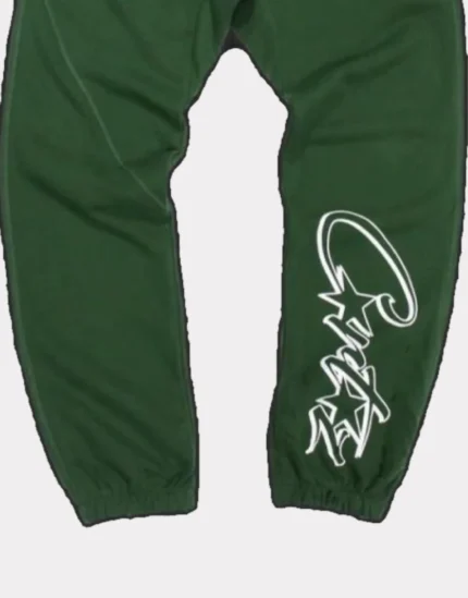 Corteiz Dropout Joggers Green 1