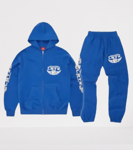 Corteiz Gasolina Royal Blue Tracksuit 1