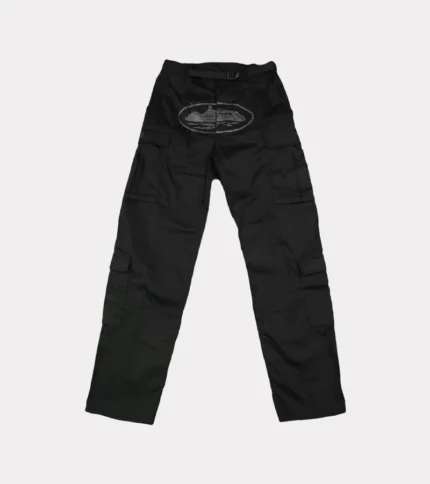 Corteiz Guerillaz Cargos Triple Black 2