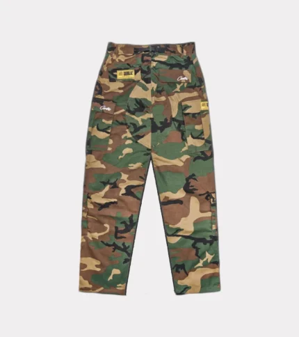 Corteiz Guerillaz Cargos Woodland Camo 1