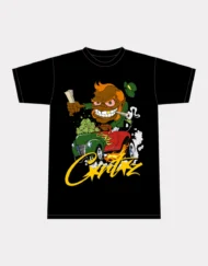 Corteiz Leprechaun 420 T shirt Black 1