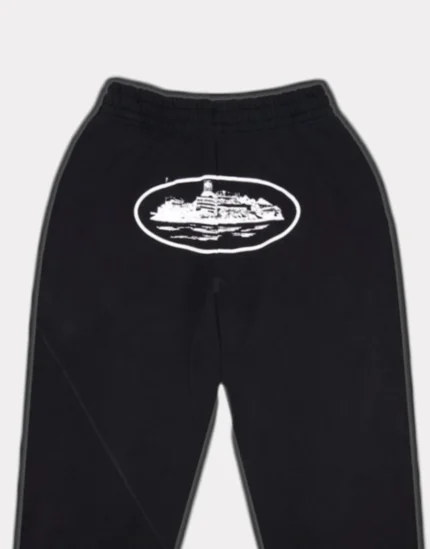 Corteiz OG Alcatraz Joggers Black 1