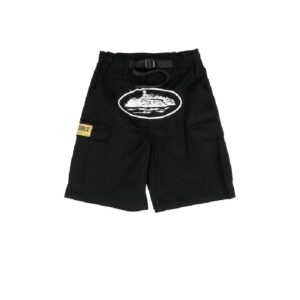 Corteiz OG Alcatraz Shorts Black