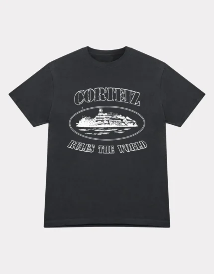 Corteiz OG Alcatraz T Shirt Black 2