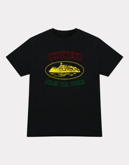Corteiz OG Carni Alcatraz T shirt Black 2