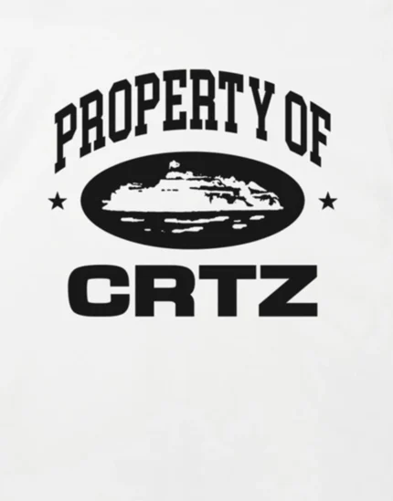 Corteiz OG Property Of Crtz T Shirt White 1