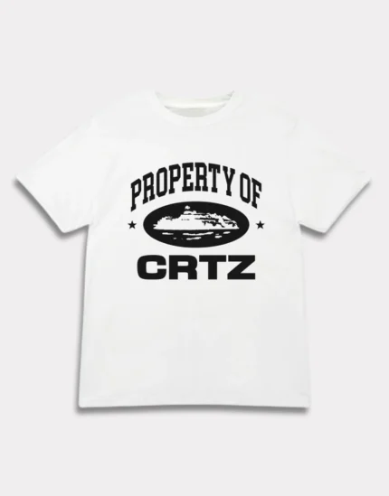 Corteiz OG Property Of Crtz T Shirt White 2