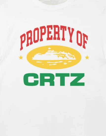 Corteiz Property Of Crtz Carni T shirt White 2