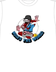 Corteiz Rocketman T shirt White 2