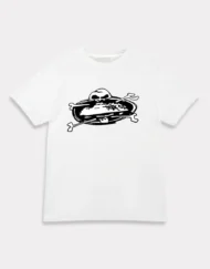 Corteiz Skull Island T shirt White 1