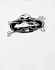 Corteiz Skull Island T shirt White 2