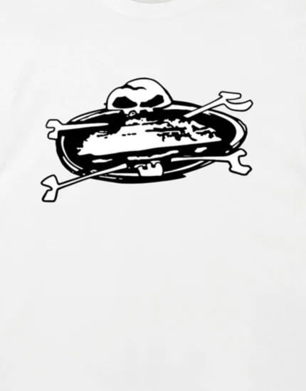 Corteiz Skull Island T shirt White 2