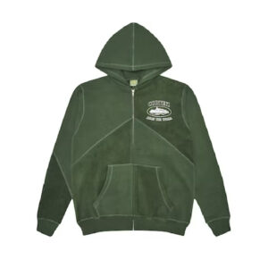 Corteiz Superior V2 Zip Up Hoodie – Forrest Green 1