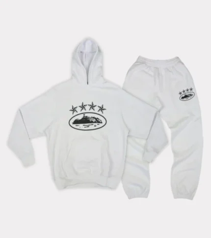 Corteiz Tracksuit White 3