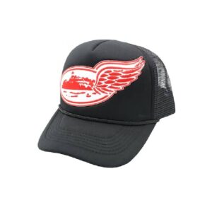 Corteiz Alcatraz Wing Trucker Hat Black/Red/White