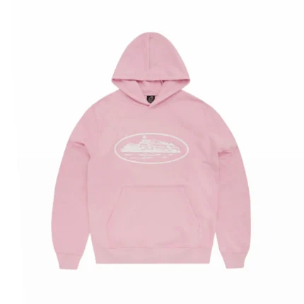 corteiz pink hoodie